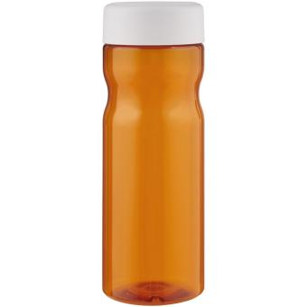 H2O Active® Eco Base 650 ml screw cap water bottle Orange/white