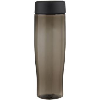 H2O Active® Eco Tempo 700 ml screw cap water bottle, charcoal Charcoal,black