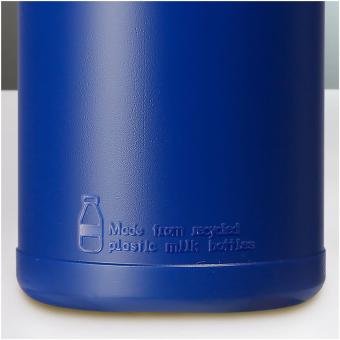 Baseline 500 ml recycelte Sportflasche mit Klappdeckel Blau
