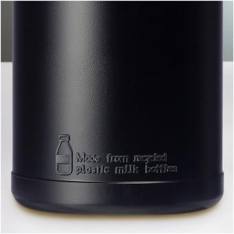 Baseline 500 ml recycled sport bottle with flip lid Black/indyblue