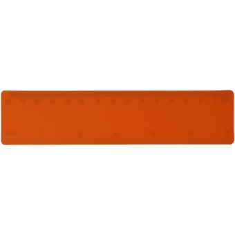 Rothko 15 cm plastic ruler Orange