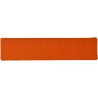 Rothko 15 cm plastic ruler Orange