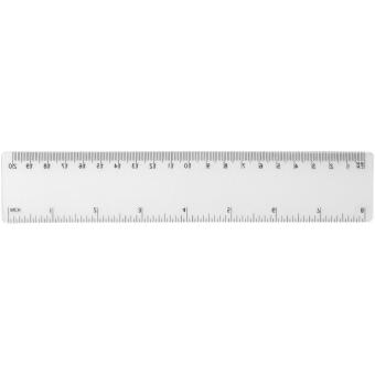 Rothko 20 cm Kunststofflineal Transparent