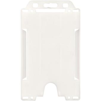 Pierre plastic card holder White