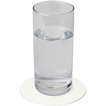Lumin runder Untersetzer Weiß
