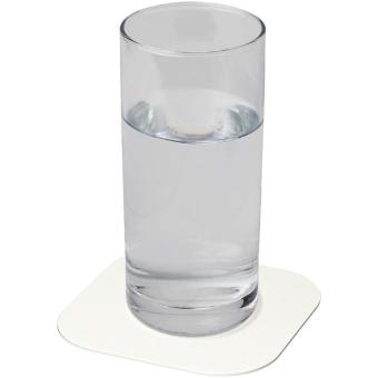 Lumin quadratischer Untersetzer Weiß