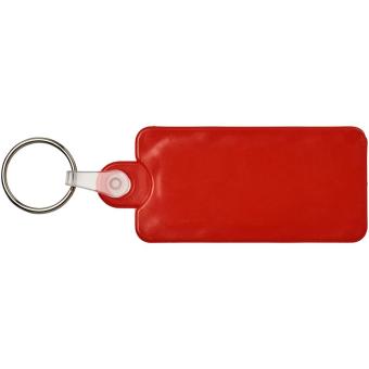 Kym tyre tread check keychain Red
