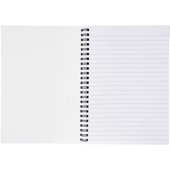 Desk-Mate® A4 notebook synthetic cover White/black