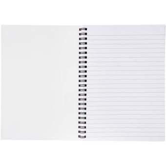 Desk-Mate® A5 notebook synthetic cover White/black