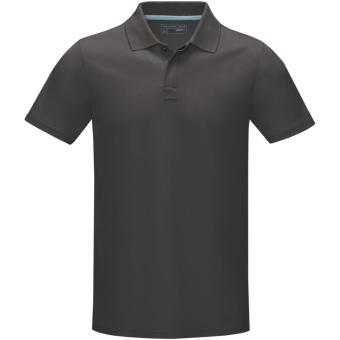 Graphite Poloshirt aus GOTS-zertifizierter Bio-Baumwolle für Herren, graphit Graphit | XS