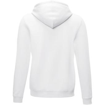 Ruby men’s GOTS organic recycled full zip hoodie, white White | XS