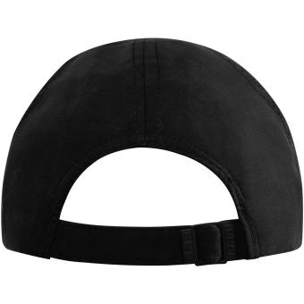 Morion 6 panel GRS recycled cool fit sandwich cap Black