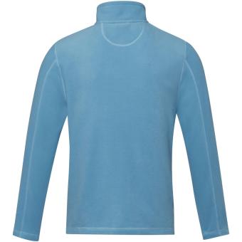 Amber men's GRS recycled full zip fleece jacket, skyblue Skyblue | XS