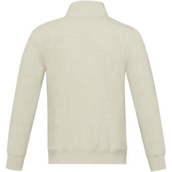 Galena unisex Aware™ recycled full zip sweater, oatmeal Oatmeal | XS