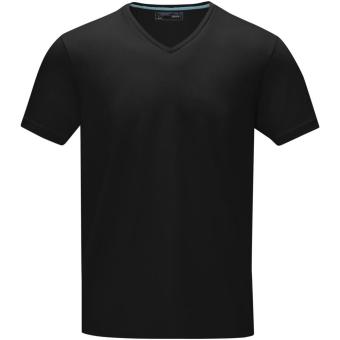 Kawartha T-Shirt für Herren mit V-Ausschnitt, schwarz Schwarz | XS