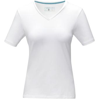 Kawartha T-Shirt für Damen mit V-Ausschnitt, weiß Weiß | XS