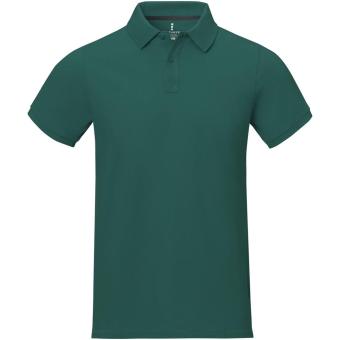 Calgary short sleeve men's polo,  forest green Forest green | XS