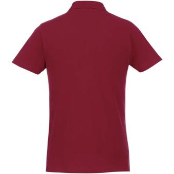 Helios short sleeve men's polo, burgundy Burgundy | XL