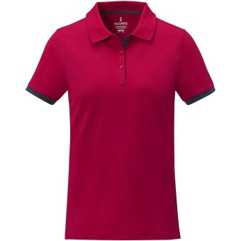 Morgan short sleeve women's duotone polo, red Red | XS