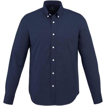 Vaillant 142 g/m2 long sleeve men's oxford shirt, blue,navy Blue,navy | XS