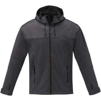 Match men's softshell jacket, graphite Graphite | XS