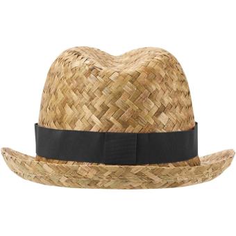 Pricus Strohhut, natur Natur,schwarz