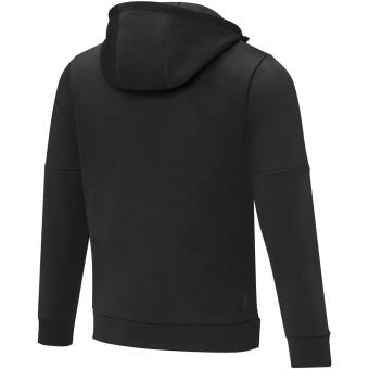 Sayan men's half zip anorak hooded sweater, black Black | XS