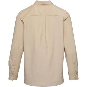 Alum 252 g/m² corduroy unisex shirt, oatmeal Oatmeal | XXS