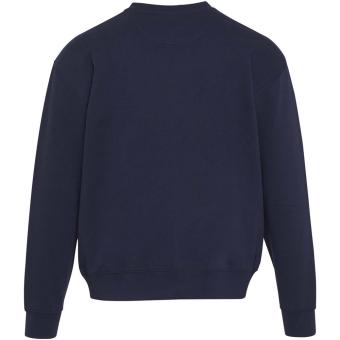 Boris 280 g/m2 unisex OCS organic oversized crewneck sweater, navy Navy | 3XS