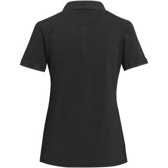 Calgary 200 g/m2 washed women's polo, black Black | XS