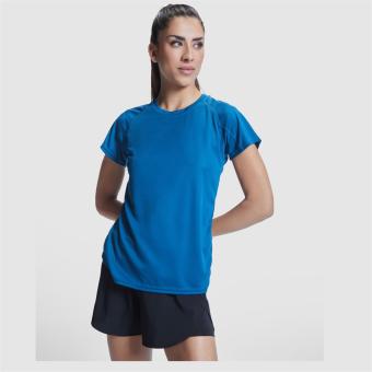 Bahrain short sleeve women's sports t-shirt, black Black | L