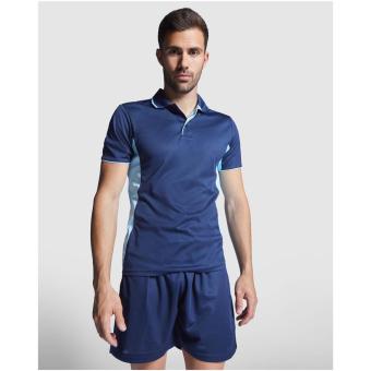 Montmelo 150 g/m² short sleeve unisex sports polo, royal/sky Royal/sky | L