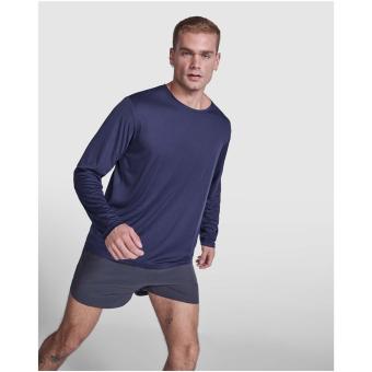 Estoril 125 g/m² long sleeve unisex t-shirt, fern green Fern green | XS
