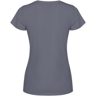 Fiyi 180 g/m² short sleeve women's t-shirt, dark grey Dark grey | L