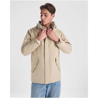 America men's padded parka jacket, dark lead Dark lead | L