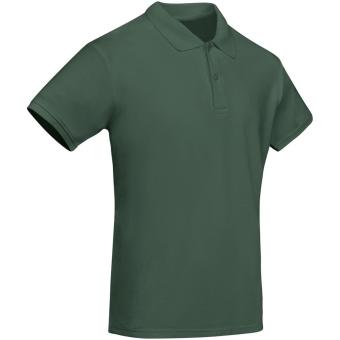 Prince organic cotton short sleeve men's polo, dark green Dark green | L