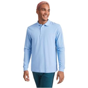 Estrella long sleeve men's polo, garnet Garnet | 3XL