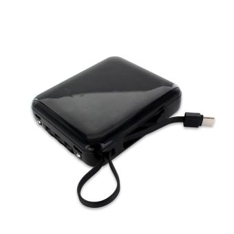 Powerbank QuadLink Schwarz | 10.000 mAh