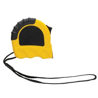 XD Collection 3m/16mm Maßband aus RCS recyceltem Kunststoff Gelb/schwarz