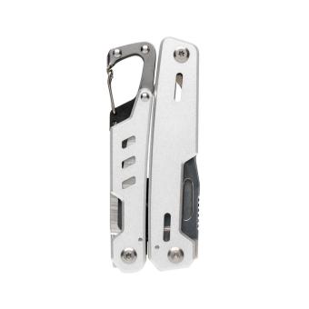 XD Collection Solid Multitool mit Karabiner Silber