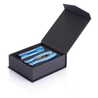 XD Collection Multitool and torch set Aztec blue