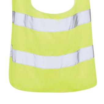 XD Collection GRS recycled PET high-visibility safety vest Yellow