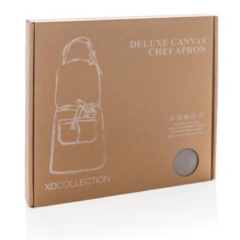 XD Collection Deluxe canvas chef apron Convoy grey