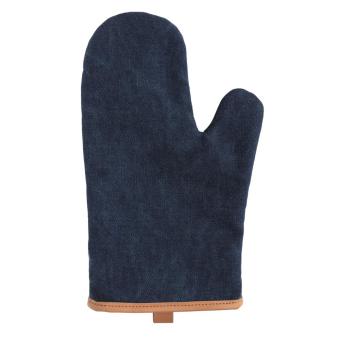XD Collection Deluxe canvas oven mitt Aztec blue