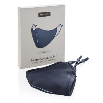 XD DESIGN Masken-Set, blau Blau,navy