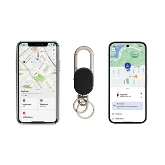 XD Collection Keyfinder Dual Schlüsselanhänger mit weltweiter Ortung Schwarz/silber