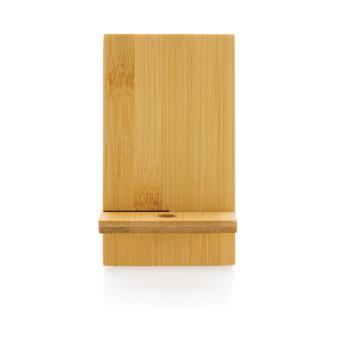 XD Collection Bamboo phone stand in kraft box Brown