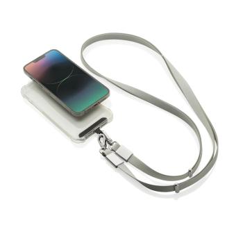 XD Xclusive Nivo RCS recycled PET Crossbody lanyard Convoy grey