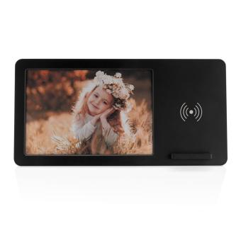 XD Collection 5W Wireless charger and photo frame Black