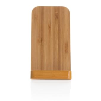 XD Collection Bamboo 5W wireless charging stand Brown